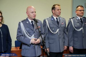 uroczyste wprowadzenie nowego Komendanta Wojewódzkiego Policji w Kielcach #11