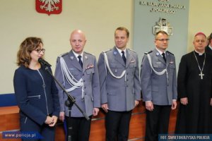 uroczyste wprowadzenie nowego Komendanta Wojewódzkiego Policji w Kielcach #14