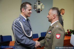 uroczyste wprowadzenie nowego Komendanta Wojewódzkiego Policji w Kielcach #23