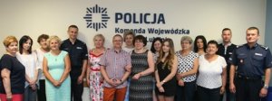uczestnicy spotkania w KWP Lublin