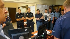 Policjanci z Czech, Niemiec, Węgier, Hiszpanii, Włoch i Rumuni oraz tarnogórscy mundurowi wymieniali swoje doświadczenia, głównie związane z zabezpieczeniem Światowych Dni Młodzieży