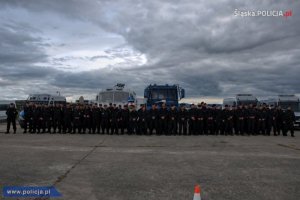 Policjanci z katowickiego oddziału prewencji na dniach NATO w Ostrawie