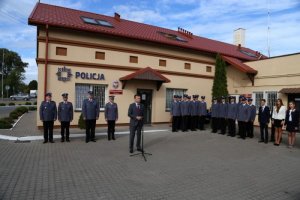 uroczystość symbolicznego otwarcia dwóch Posterunków Policji w Dragaczu i Bukowcu