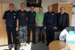 Wizyta policjantów ze Słowenii w rybnickiej komendzie