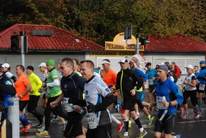 zawodnicy biorący udział w 17. PKO Poznań Maratonie