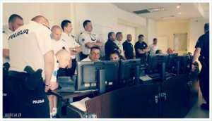 Policjanci w Centrum Międzynarodowej Współpracy podczas Euro 2016