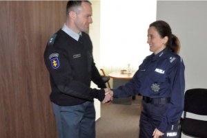 policjant litewski z polska policjantką