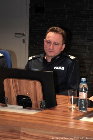 Odprawa roczna w Komendzie Wojewódzkiej Policji w Krakowie