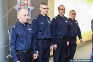 świętokrzyscy policjanci docenieni za profesjonalizm