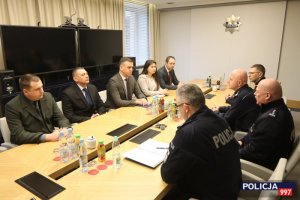 Delegacja policji mołdawskiej w Polsce