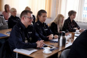 konferencja poświęcona zagadnieniu tworzenia w szkołach ponadgimnazjalnych klas o profilu policyjnym