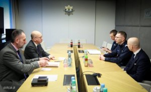 Spotkanie Pierwszego Zastępcy Komendanta Głównego Policji z Ambasadorem Francji