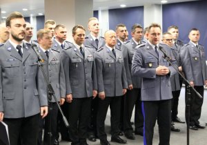 Wręczenie nominacji nowo powołanym komendantom oraz premii wyróżnionym policjantom