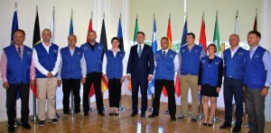 wizyta prezydenta RP w kwaterze głównej Misji Obserwacyjnej Unii Europejskiej