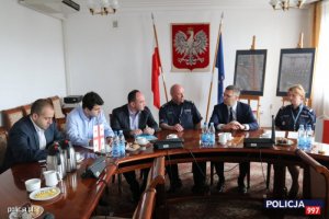 spotkanie z delegacją Ministerstwa Spraw Wewnętrznych Gruzji w Komendzie Głównej Policji