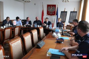 spotkanie z delegacją Ministerstwa Spraw Wewnętrznych Gruzji w Komendzie Głównej Policji