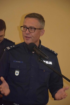 Dyrektor Gabinetu Komendanta Głównego Policji  mł. insp. Sławomir Litwin