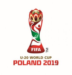 grafika przedstawiająca logo Mistrzostw Świata w Piłce Nożnej FIFA U-20 Poland 2019