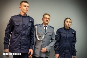 I Z-ca KMP w Gorzowie z nowymi policjantami