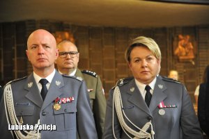 Generalny inspektor Jarosław Szymczyk i Nadinspektor  Helena Michalak