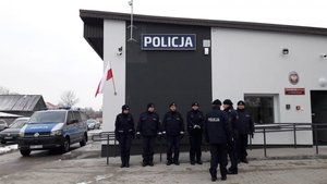 Posterunek Policji w  Nieborowie.