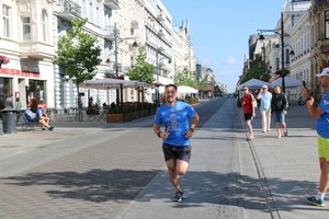 biegacz z wrd kwp w Łodzi