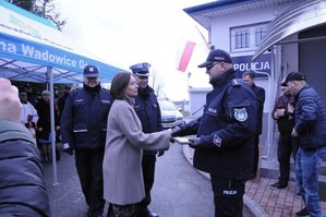 Uroczystość otwarcia Posterunku Policji w Wadowicach Górnych