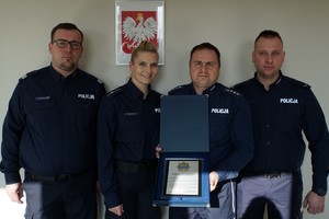 Policjanci z Posterunku Policji w Dubeninkach