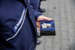 uroczystość otwarcia Posterunku Policji w Bielinach